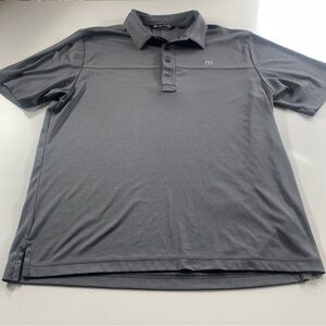 Travis Mathew 4 Button Golf Shirt Size Large Gray